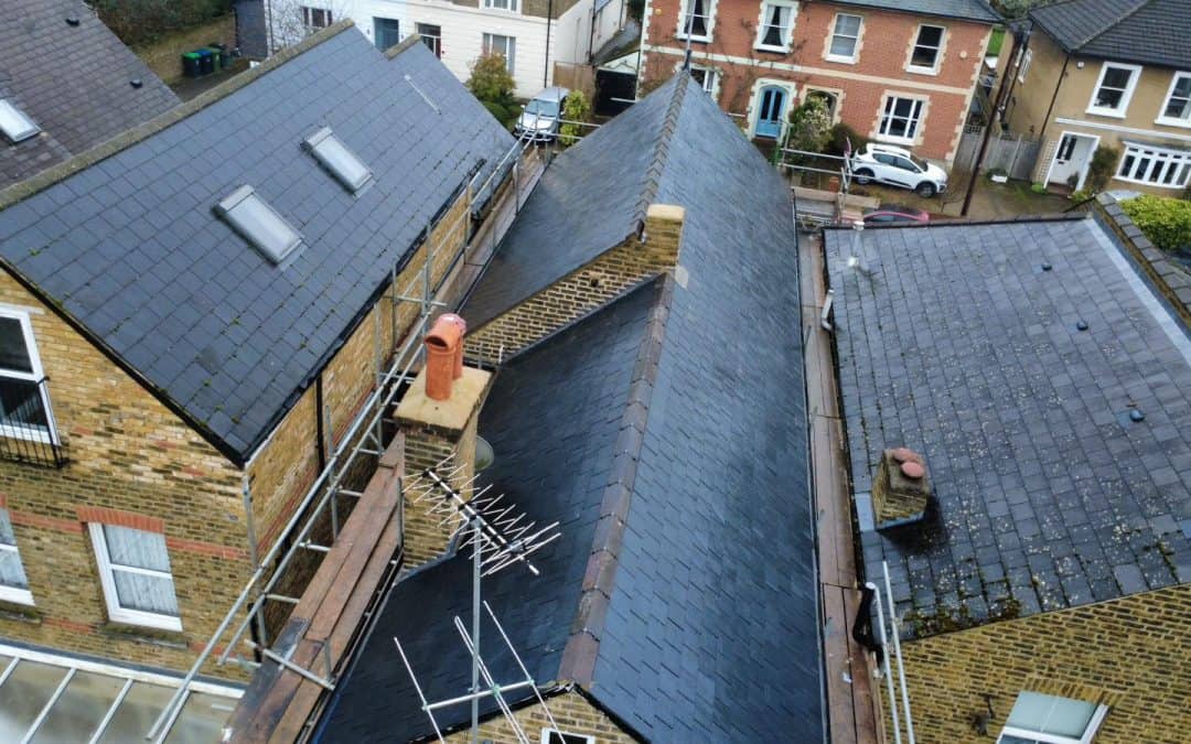 Slate Reroof in Kingston