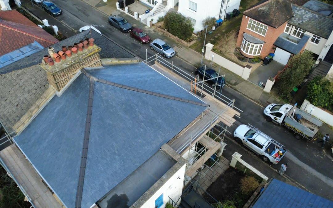 Slate Reroof in Surbiton